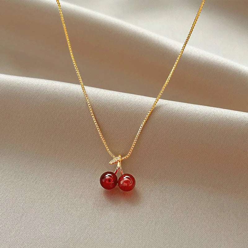 Wine Red Necklace